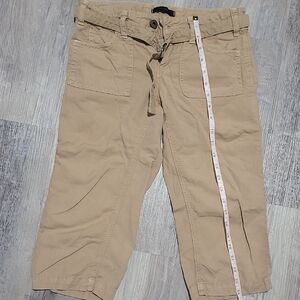 Express Casual Tan Capris